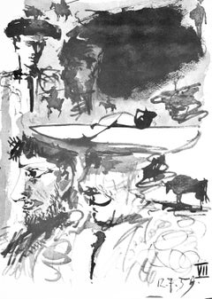 Picasso, Composition, Pablo Picasso, Toros Y Toreros (after)
