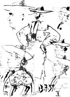 Picasso, Composition, Pablo Picasso, Toros Y Toreros (after)