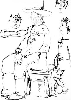 Picasso, Composition, Pablo Picasso, Toros Y Toreros (after)