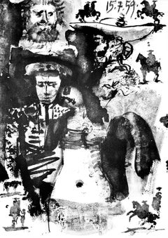 Picasso, Composition, Pablo Picasso, Toros Y Toreros (after)