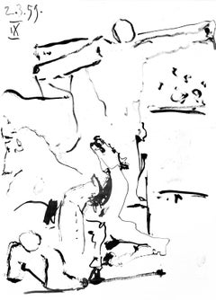 Picasso, Composition, Pablo Picasso, Toros Y Toreros (after)