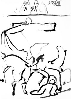 Picasso, Composition, Pablo Picasso, Toros Y Toreros (after)
