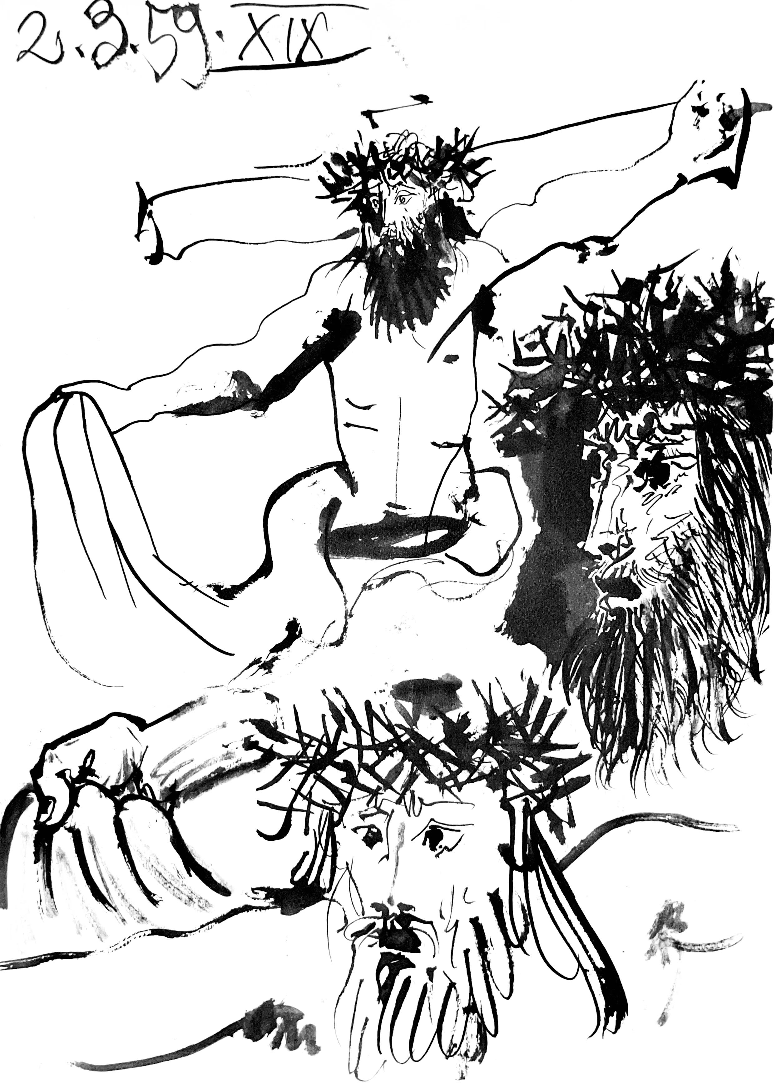 Picasso, Composition, Pablo Picasso, Toros Y Toreros (after)