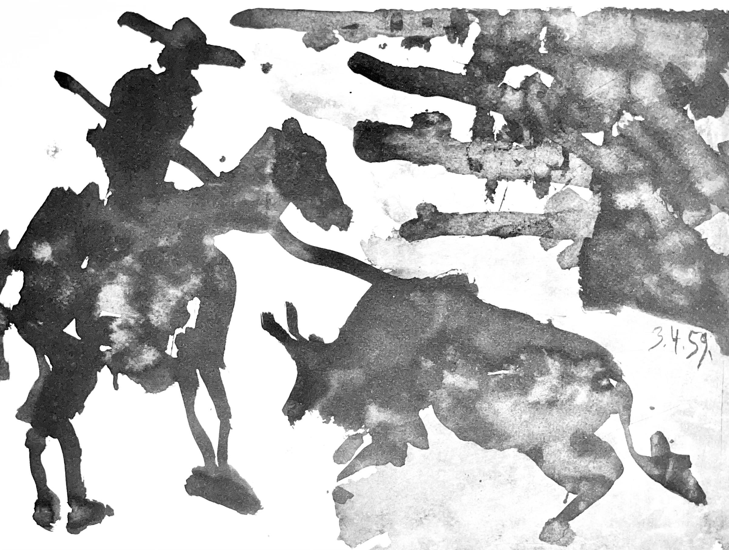 Picasso, Composition, Pablo Picasso, Toros Y Toreros (after)