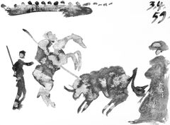 Picasso, Composition, Pablo Picasso, Toros Y Toreros (after)