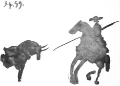 Picasso, Composition, Pablo Picasso, Toros Y Toreros (after)