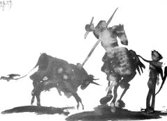 Picasso, Composition, Pablo Picasso, Toros Y Toreros (after)