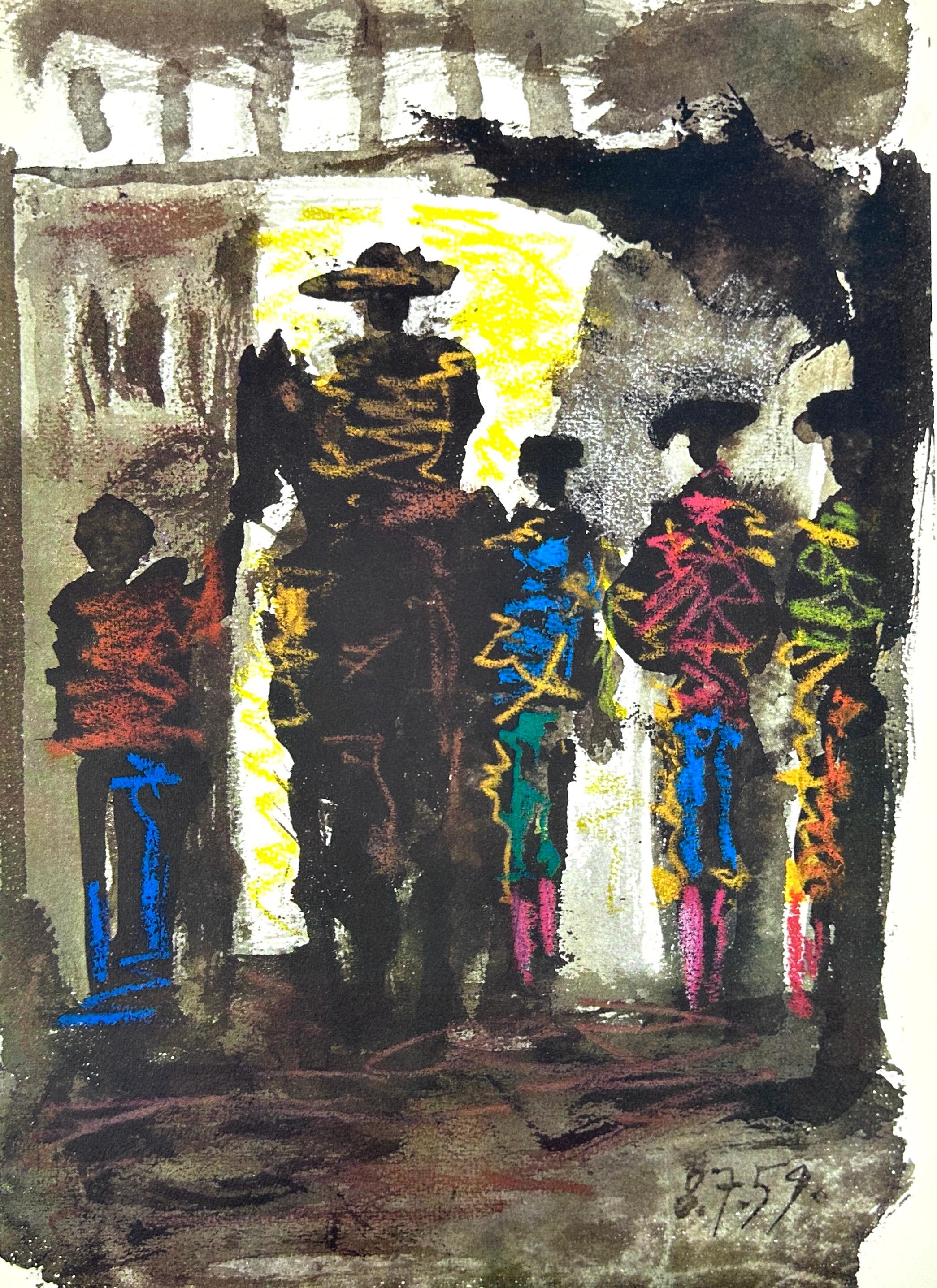 Picasso, Composition, Pablo Picasso, Toros Y Toreros (after)