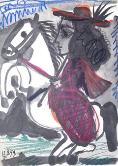Picasso, Composition, Pablo Picasso, Toros Y Toreros (after)