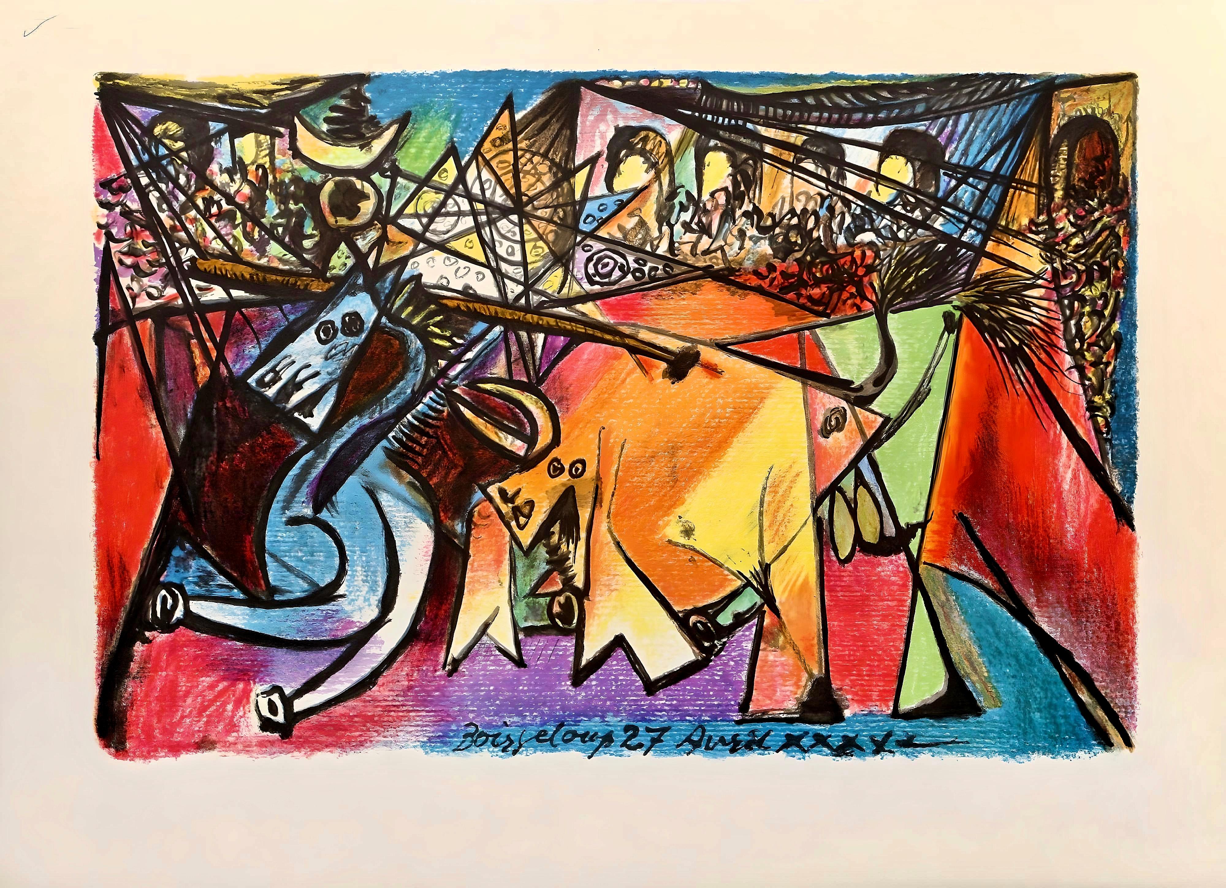 Lithograph on vélin paper. Unsigned and unnumbered, as issued. Good condition. Notes: From the album, Picasso 1930-1935, 1936. Published and printed by Éditions des Cahiers d'Art, Paris, under the direction of Christian Zervos, Éditeur, Paris, 1936.