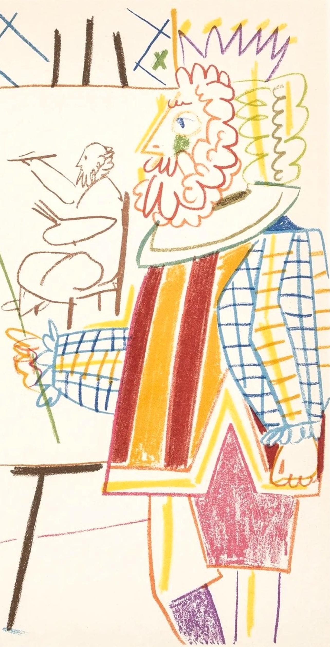 Lithograph on vélin des Papeteries du Marais paper.  Inscription: Unsigned and unnumbered, as issued. Good condition. Notes: From the volume, Picasso and the Human Comedy, Verve: Revue Artistique et Littéraire, N° 29-30, November, 28, 1953 -