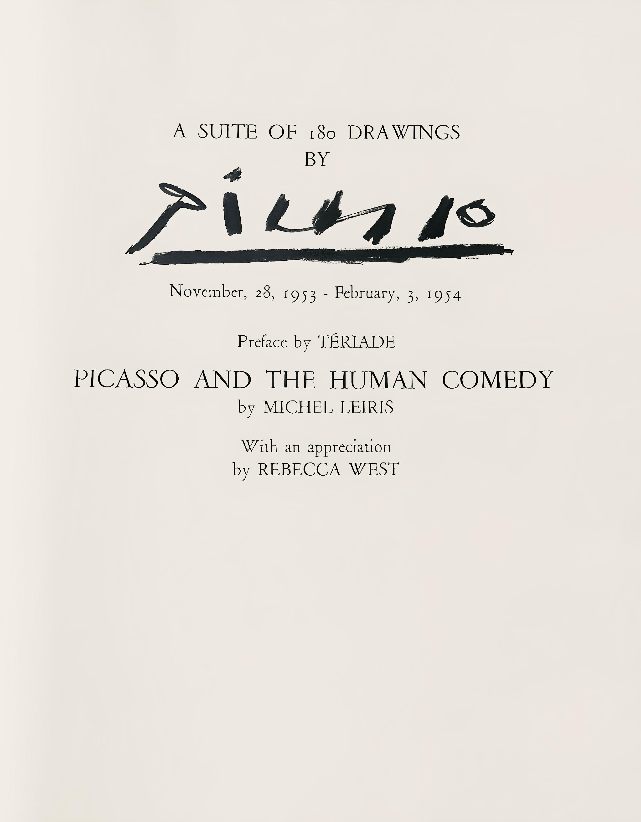 Picasso, Composition, Picasso and the Human Comedy (after) 5