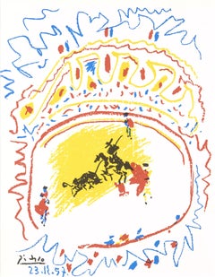 Picasso, Corrida (Cramer 92; Bloch 839; Mourlot 302), XXe Siècle (after)