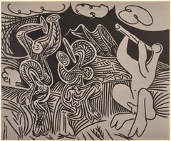 Picasso, Danseurs et musicien (Orozco 214), Grabados al linóleo (d'après)