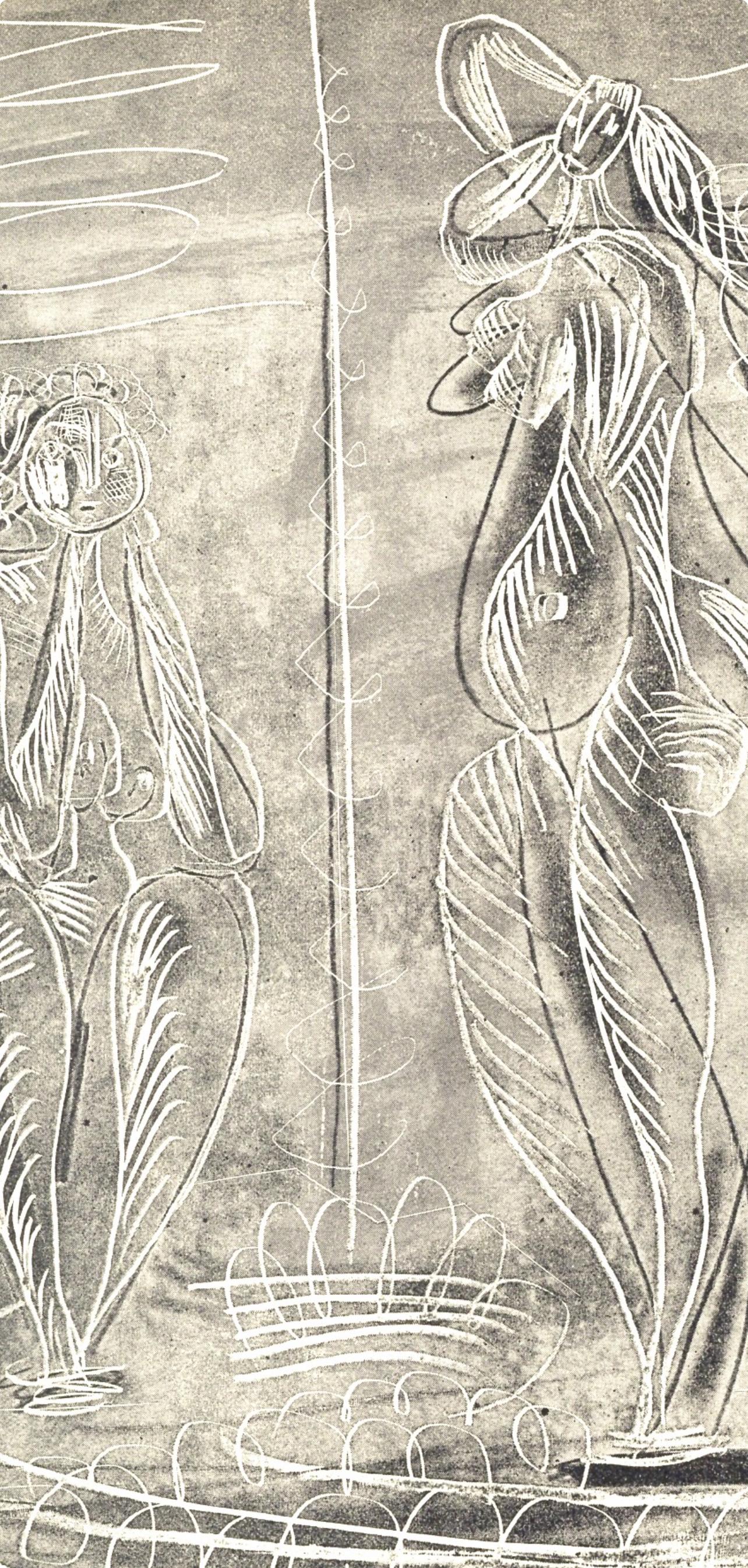 Picasso, Deux femmes, La Chèvre-Feuille (after) - Modern Print by Pablo Picasso