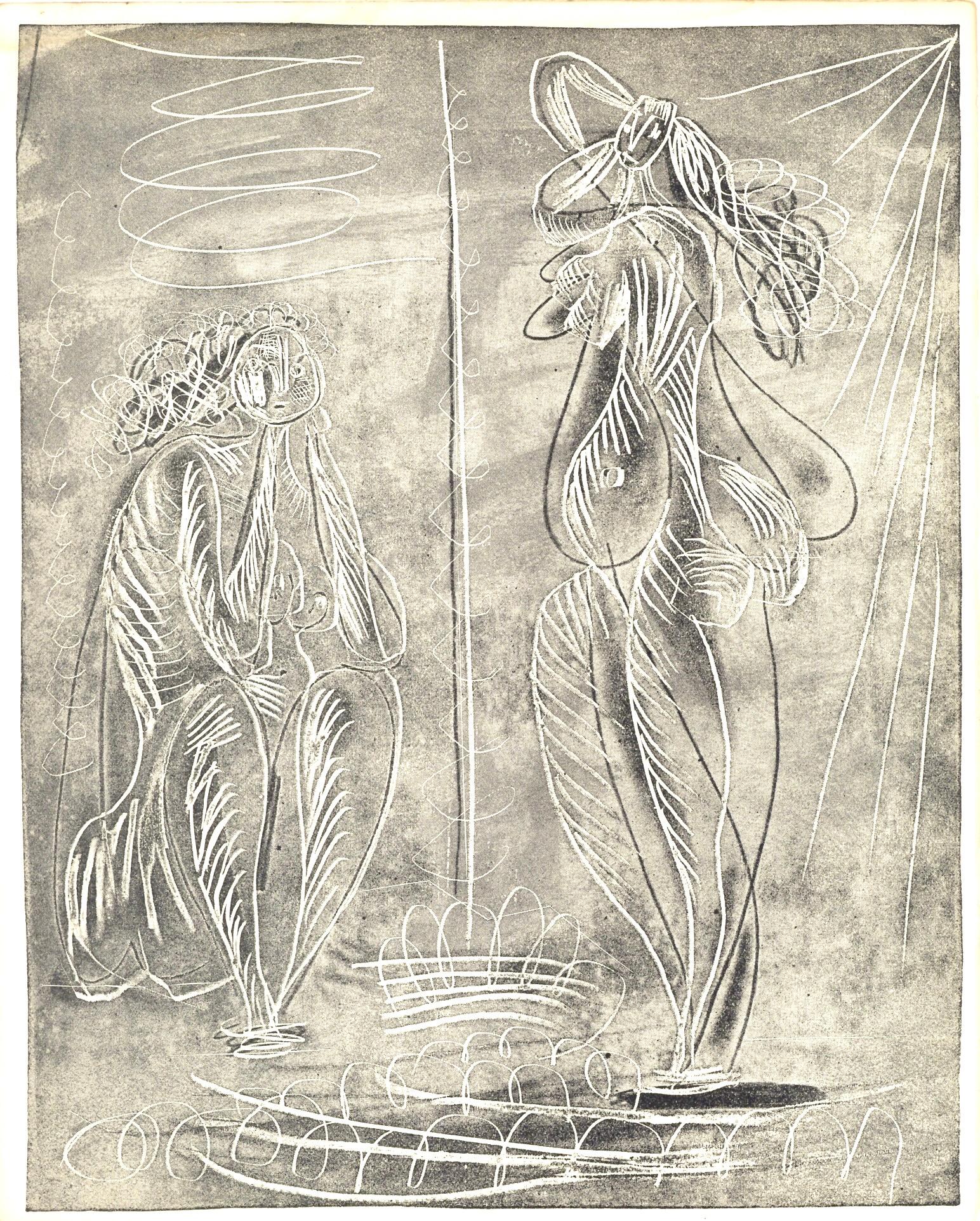 Picasso, Deux femmes, La Chèvre-Feuille (after) For Sale 1