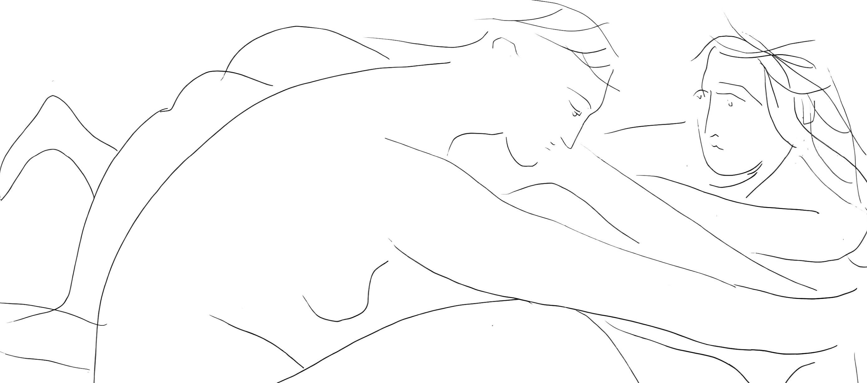 Picasso, Deux femmes nues, Les Métamorphoses (after) - Print by Pablo Picasso