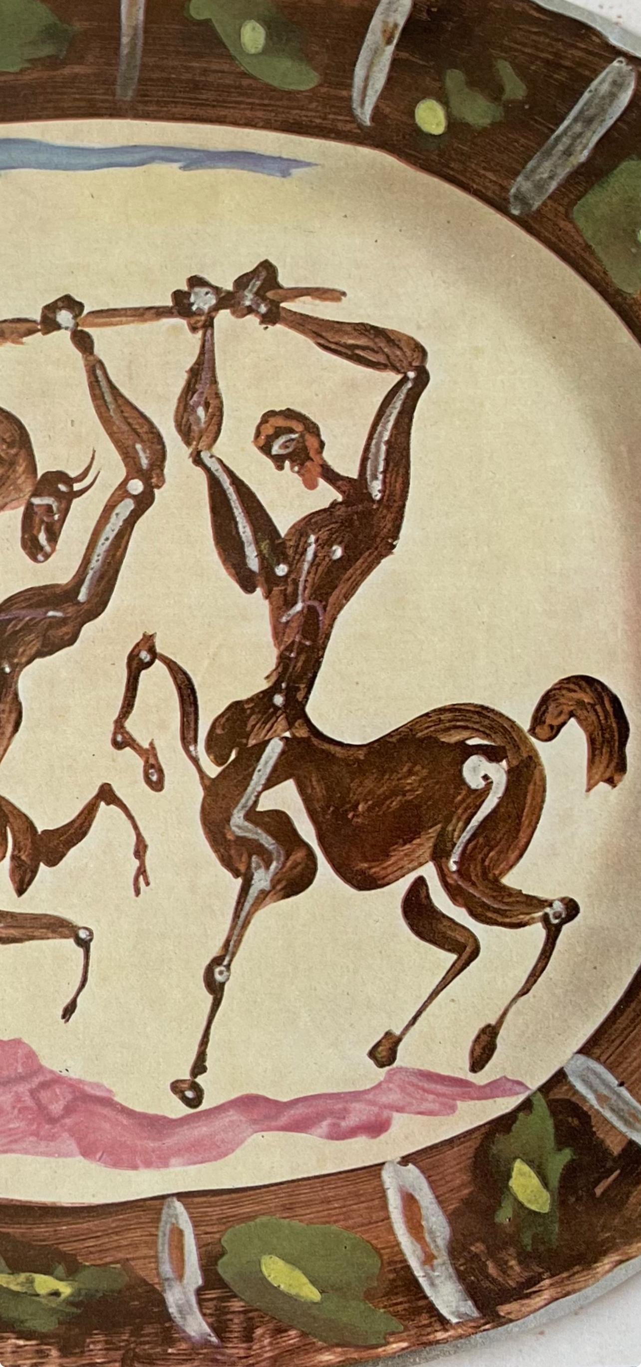 Picasso, étude pour la céramique, Céramiques de Picasso (Orozco 105) (d'après) - Print de Pablo Picasso