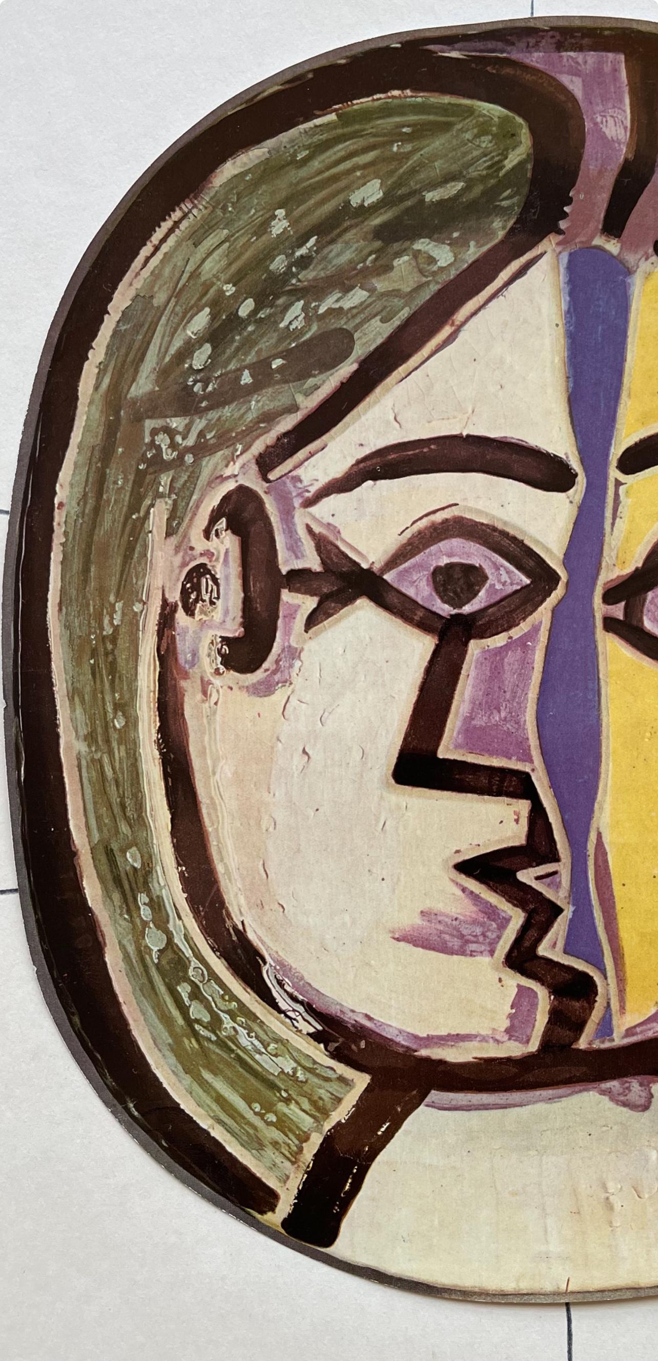 Picasso, étude pour la céramique, Céramiques de Picasso (Orozco 105) (d'après) - Cubisme Print par Pablo Picasso