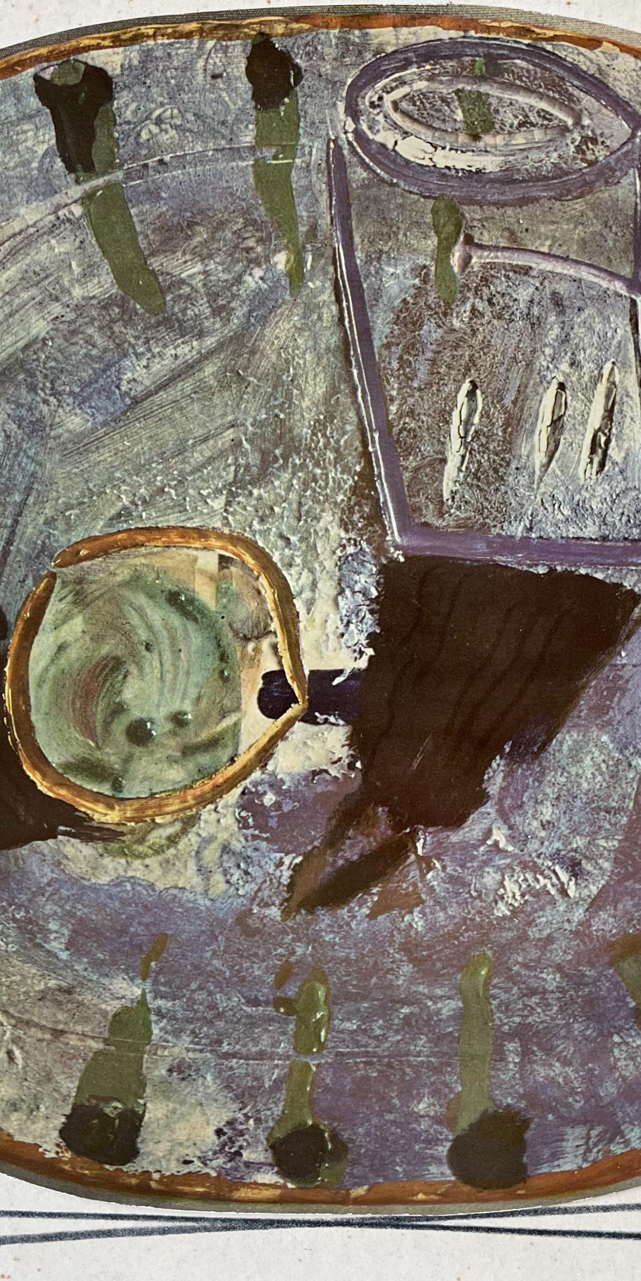 Picasso, étude pour la céramique, Céramiques de Picasso (Orozco 105) (d'après) - Gris Landscape Print par Pablo Picasso