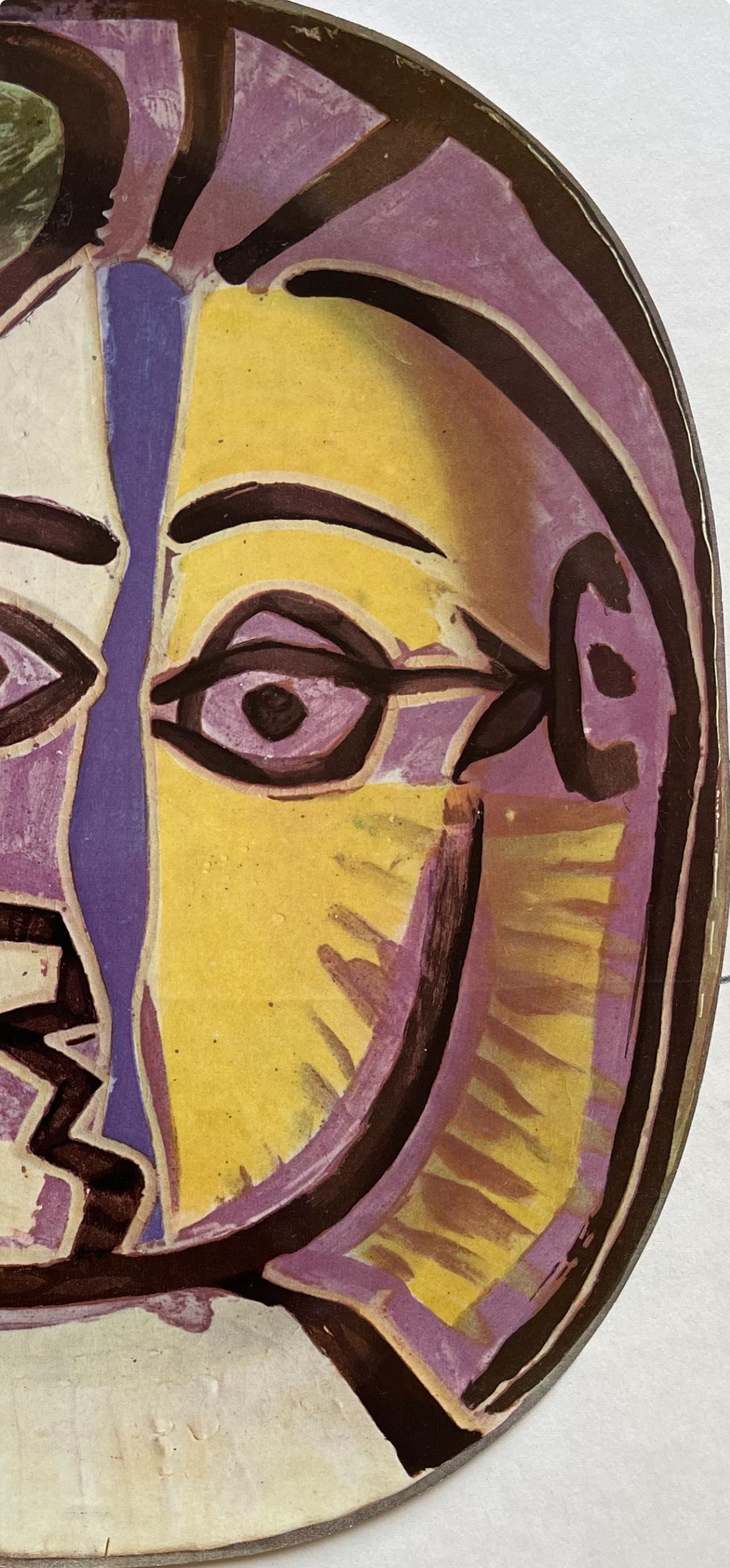Picasso, étude pour la céramique, Céramiques de Picasso (Orozco 105) (d'après) - Beige Landscape Print par Pablo Picasso