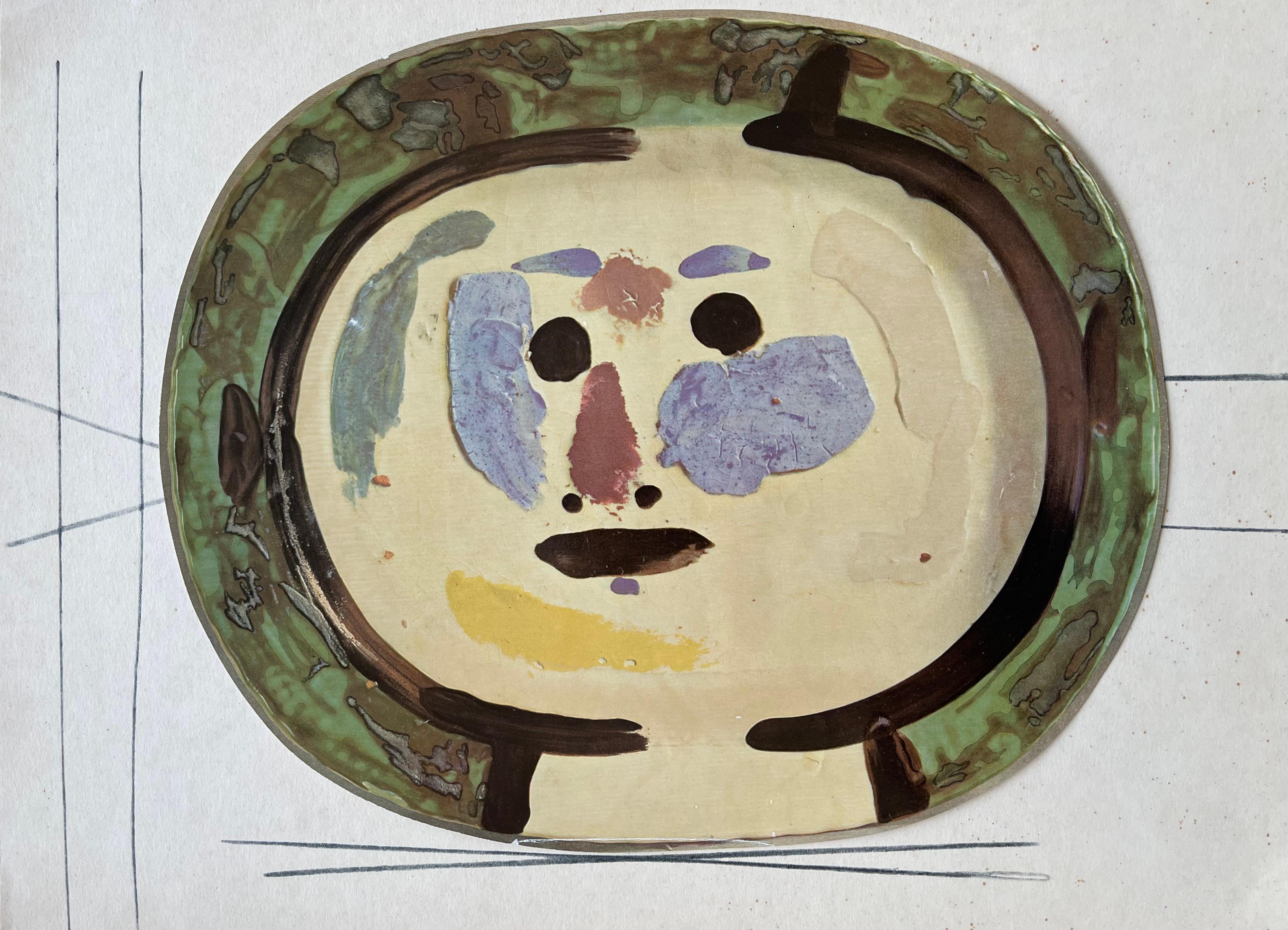 Landscape Print Pablo Picasso - Picasso, étude pour la céramique, Céramiques de Picasso (Orozco 105) (d'après)