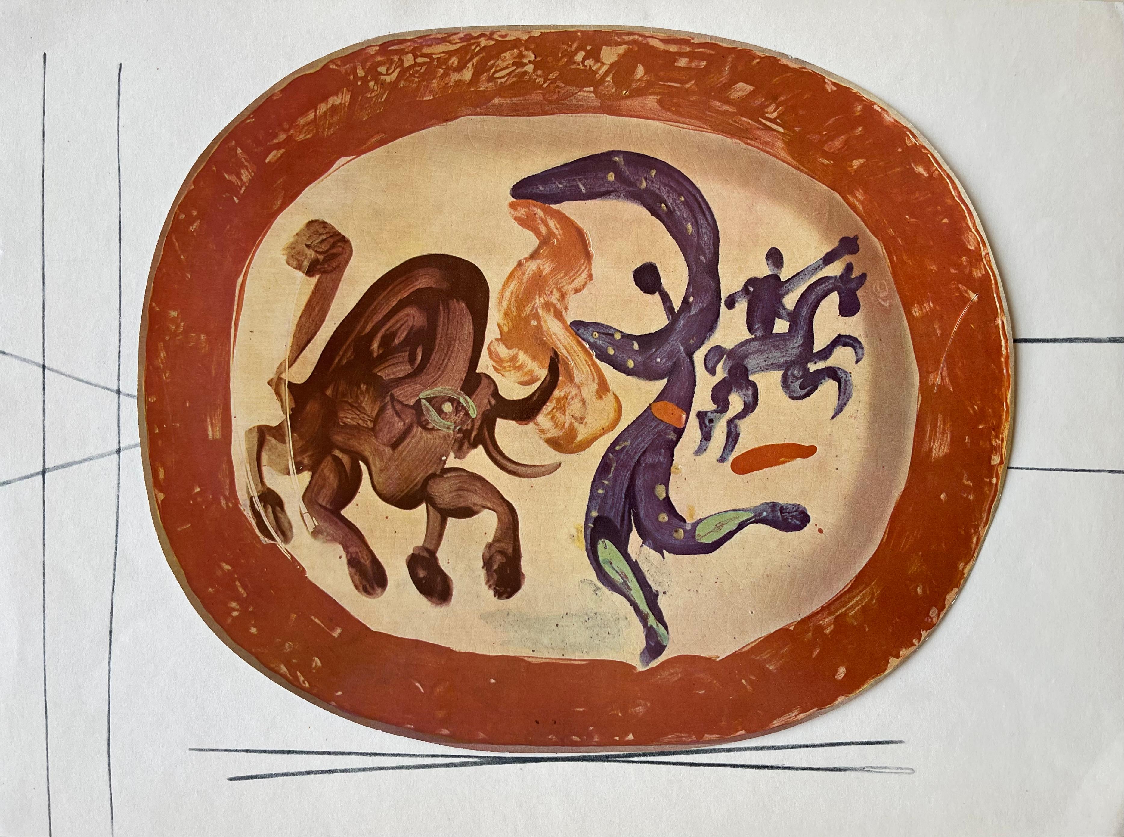 Picasso, estudio para la cerámica, Céramiques de Picasso (Orozco 105) (después)