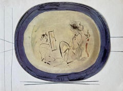 Picasso, étude pour la céramique, Céramiques de Picasso (Orozco 105) (d'après)