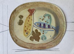 Picasso, estudio para la cerámica, Céramiques de Picasso (Orozco 105) (después)