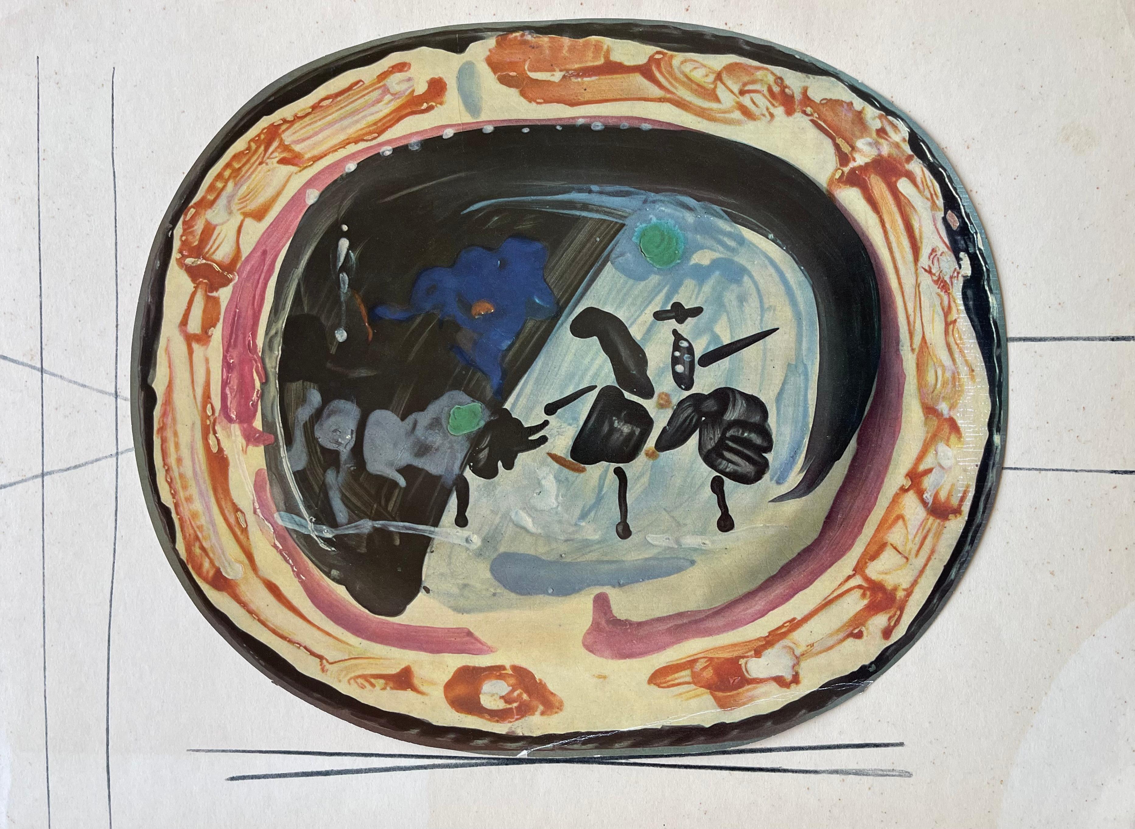 Picasso, estudio para la cerámica, Céramiques de Picasso (Orozco 105) (después)