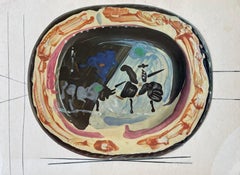 Picasso, étude pour la céramique, Céramiques de Picasso (Orozco 105) (d'après)