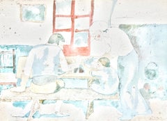 Vintage Picasso, Family at Supper (Orozco 95), Picasso (after)