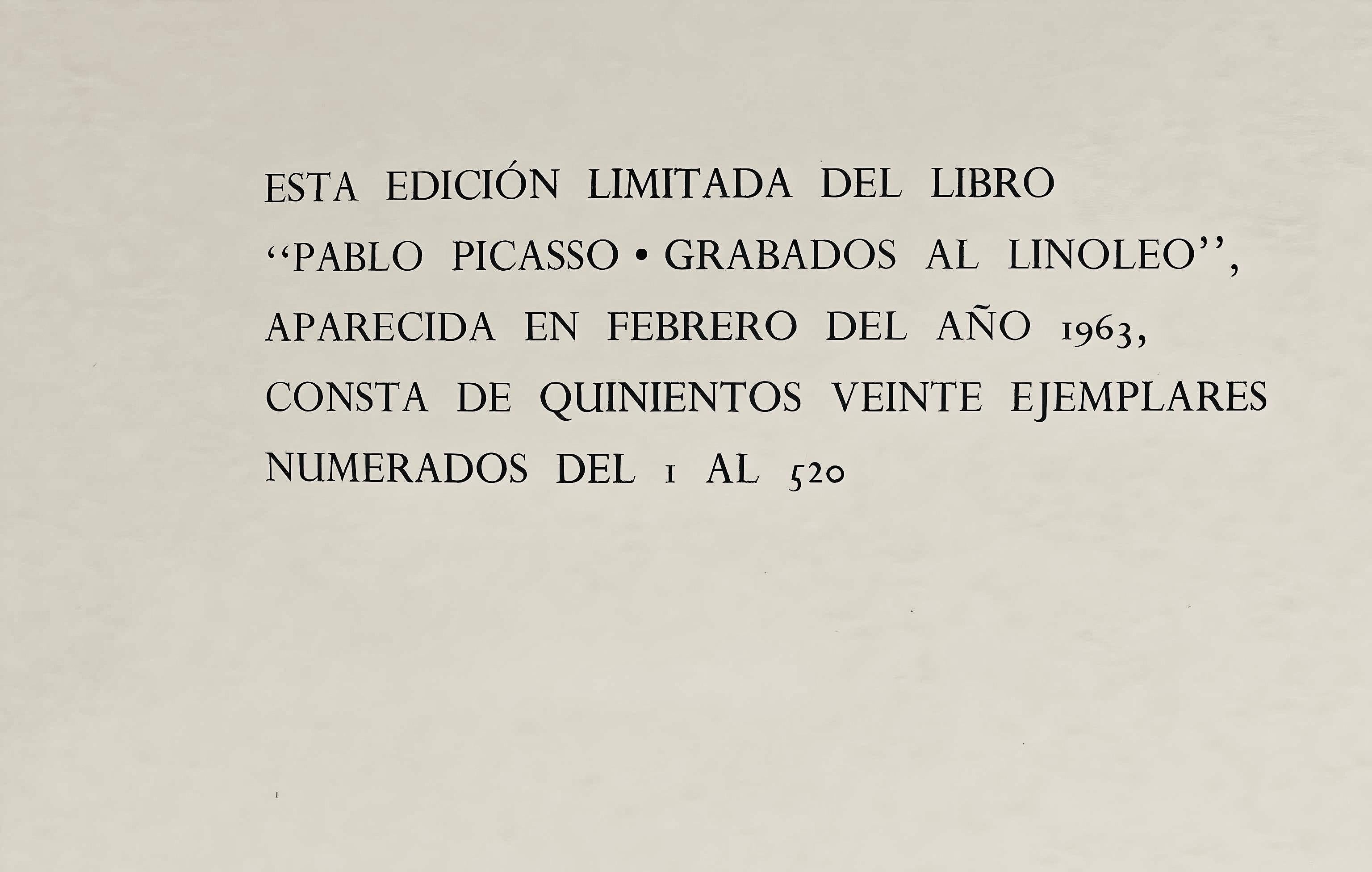 Picasso, Farol (Orozco 214), Grabados al linóleo (d'après) en vente 1