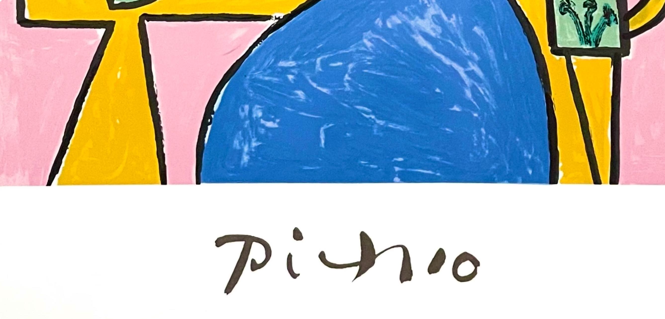 Artist: Pablo Picasso (1881-1973)
Title: Femme Assise a la Robe Bleu
Year: 1981
Medium: Lithograph on Arches paper
Size: 29 x 22 inches
Edition: 1000, plus proofs
Condition: Good
Inscription: Signed in the plate
Notes: Published by The Estate of