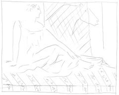 Picasso, Femme assise et cheval, Les Métamorphoses (after)