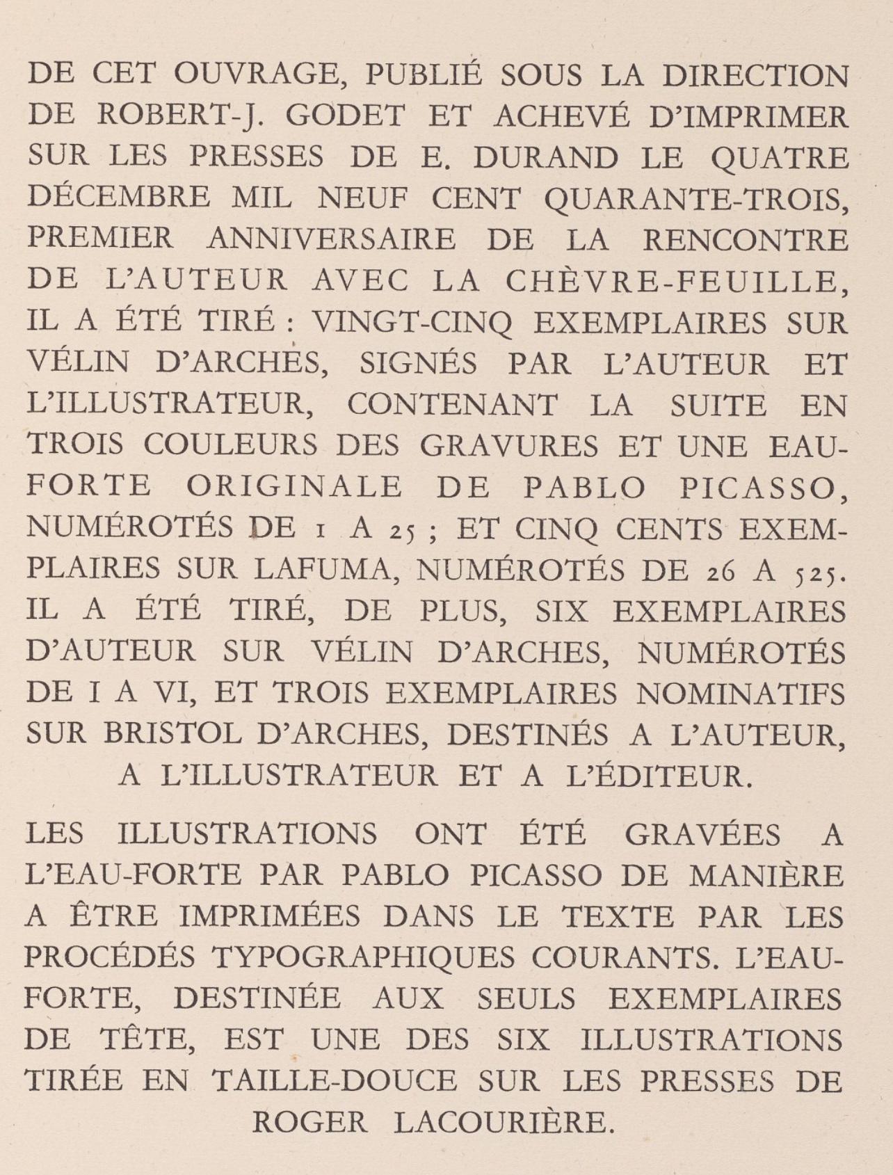 Picasso, Femme assise et deux danseuses, La Chèvre-Feuille (after) For Sale 1
