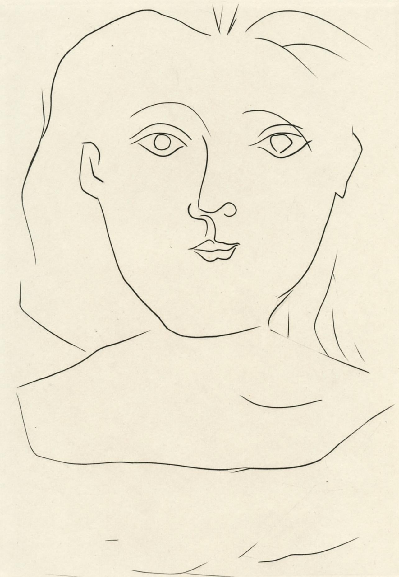 Picasso, Femme de Face (Bloch 372; Baer 700; Cramer 41) (after) - Print by Pablo Picasso