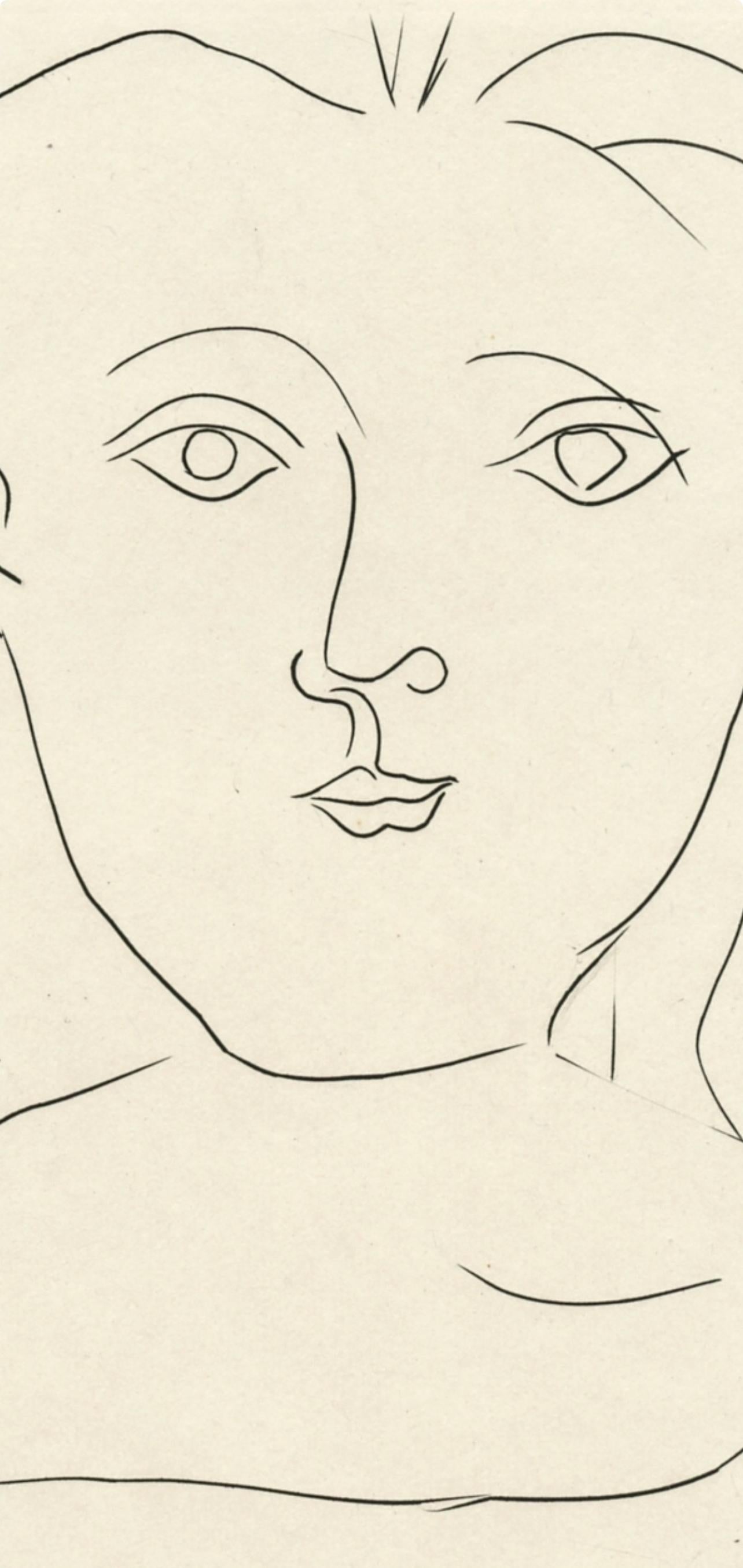 Picasso, Femme de Face (Bloch 372; Baer 700; Cramer 41) (after) - Modern Print by Pablo Picasso