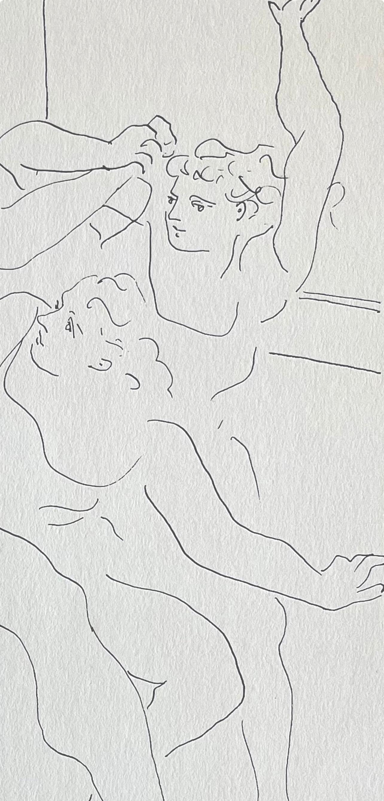 Medium: Lithograph and stencil on vélin paper
Year: 1946
Paper Size: 18.75 x 12.625 inches
Inscription: Signed in the plate and unnumbered, as issued
Catalogue raisonné reference: Orozco, Miguel. (2018). Picasso. 70 years of book illustration