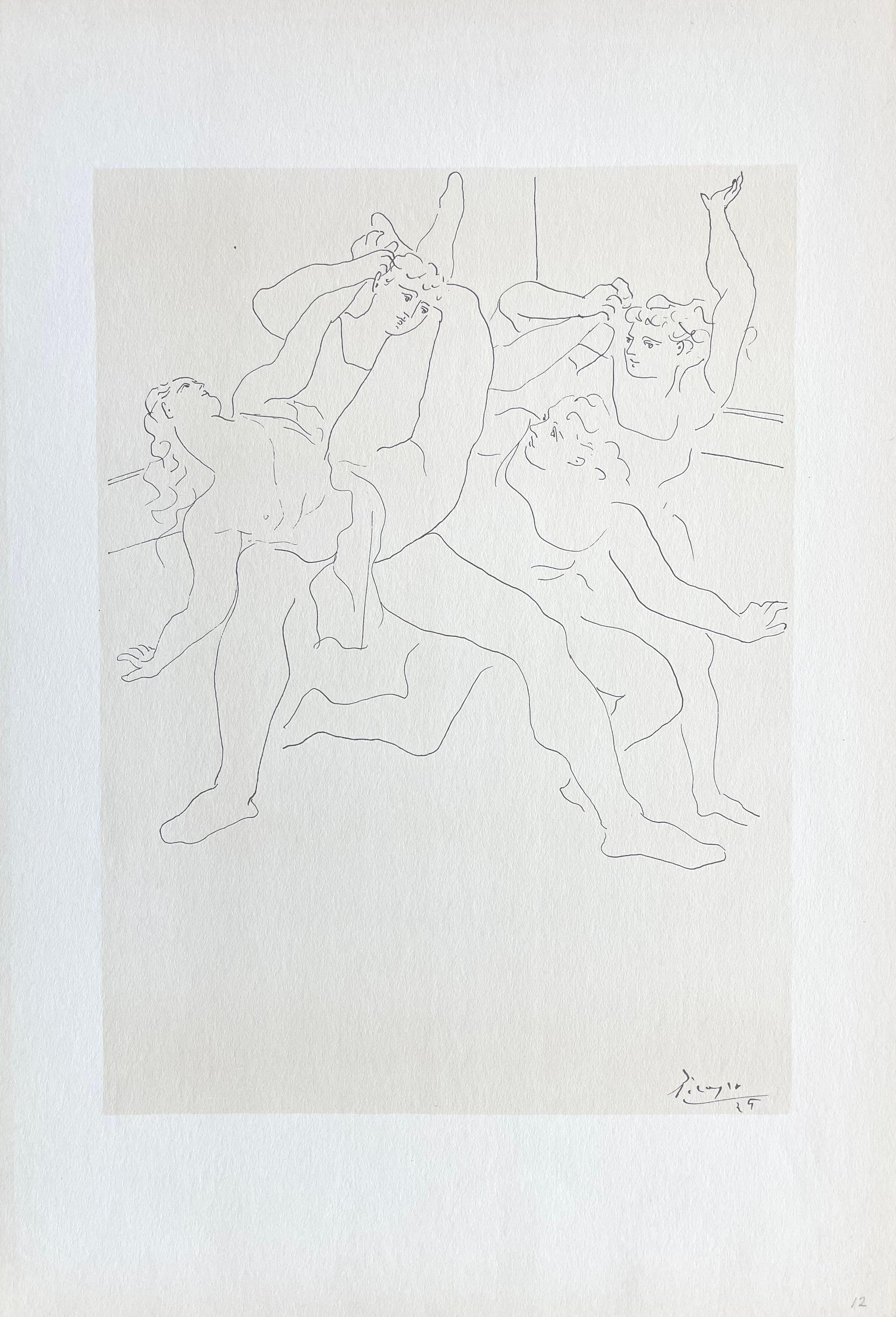 Picasso, Four Ballet Dancers (Orozco 95), Picasso (after) For Sale 4