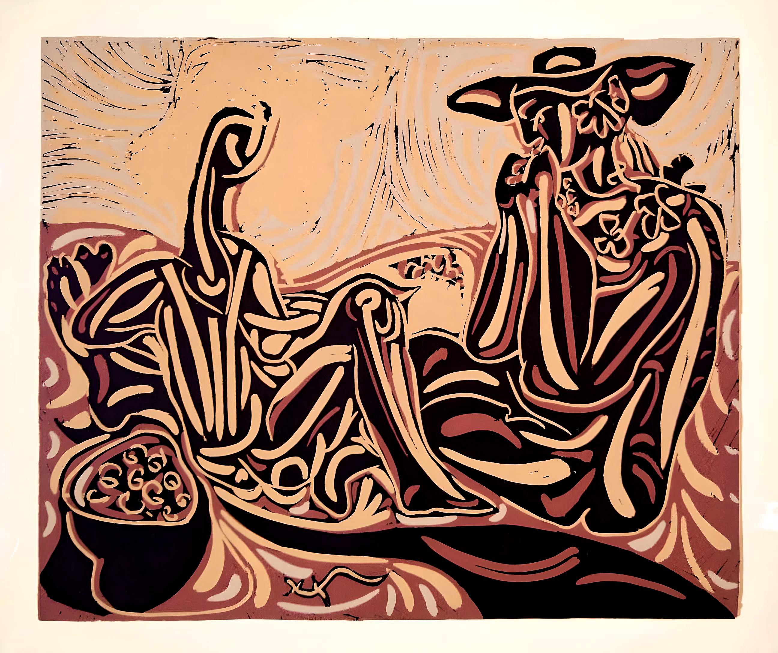 Picasso, Traubenpflücker, Éditions Cercle d'Art (nach) im Angebot 1