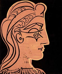 Picasso, Tête de femme de profil, Éditions Cercle d'Art (d'après)