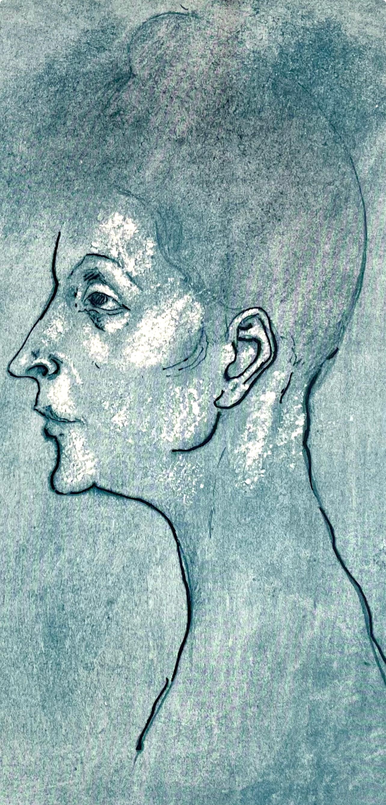 Picasso, Kopf einer Frau (Orozco 95), Picasso (nach) – Print von Pablo Picasso