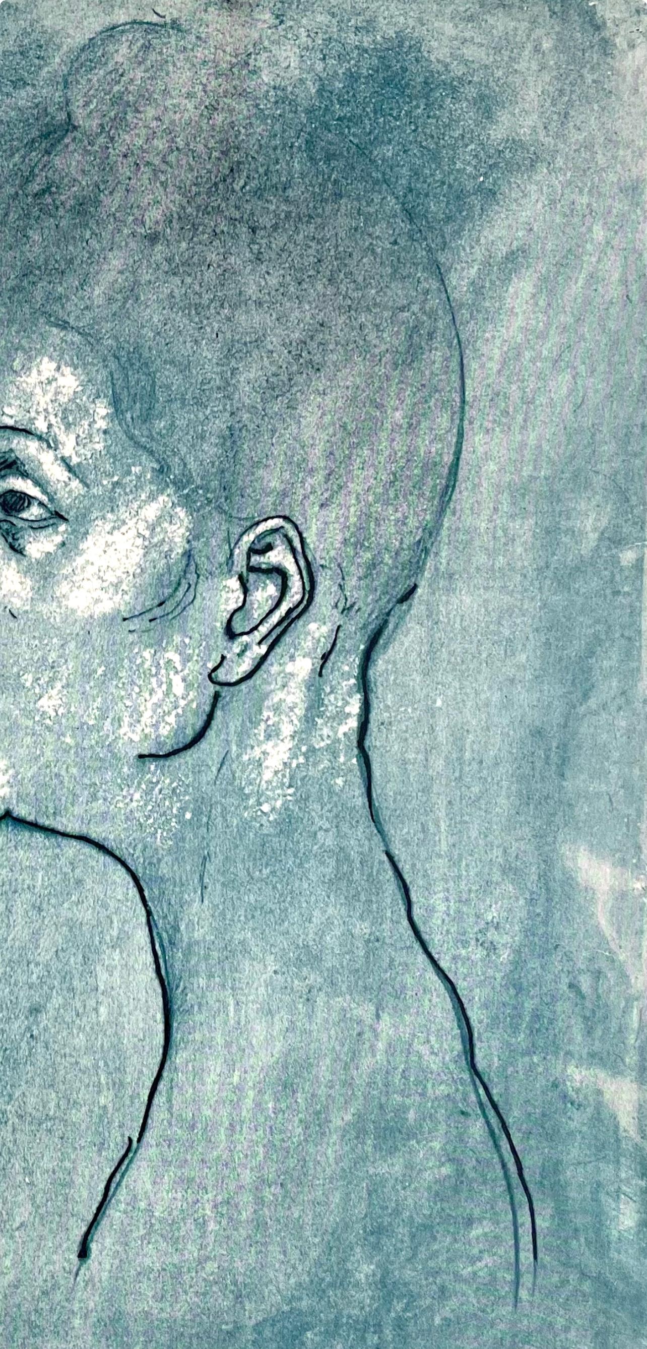 Picasso, Kopf einer Frau (Orozco 95), Picasso (nach) (Kubismus), Print, von Pablo Picasso