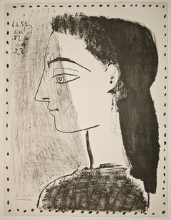 Picasso: Jacqueline au Mouchoir noir (Bloch 874)