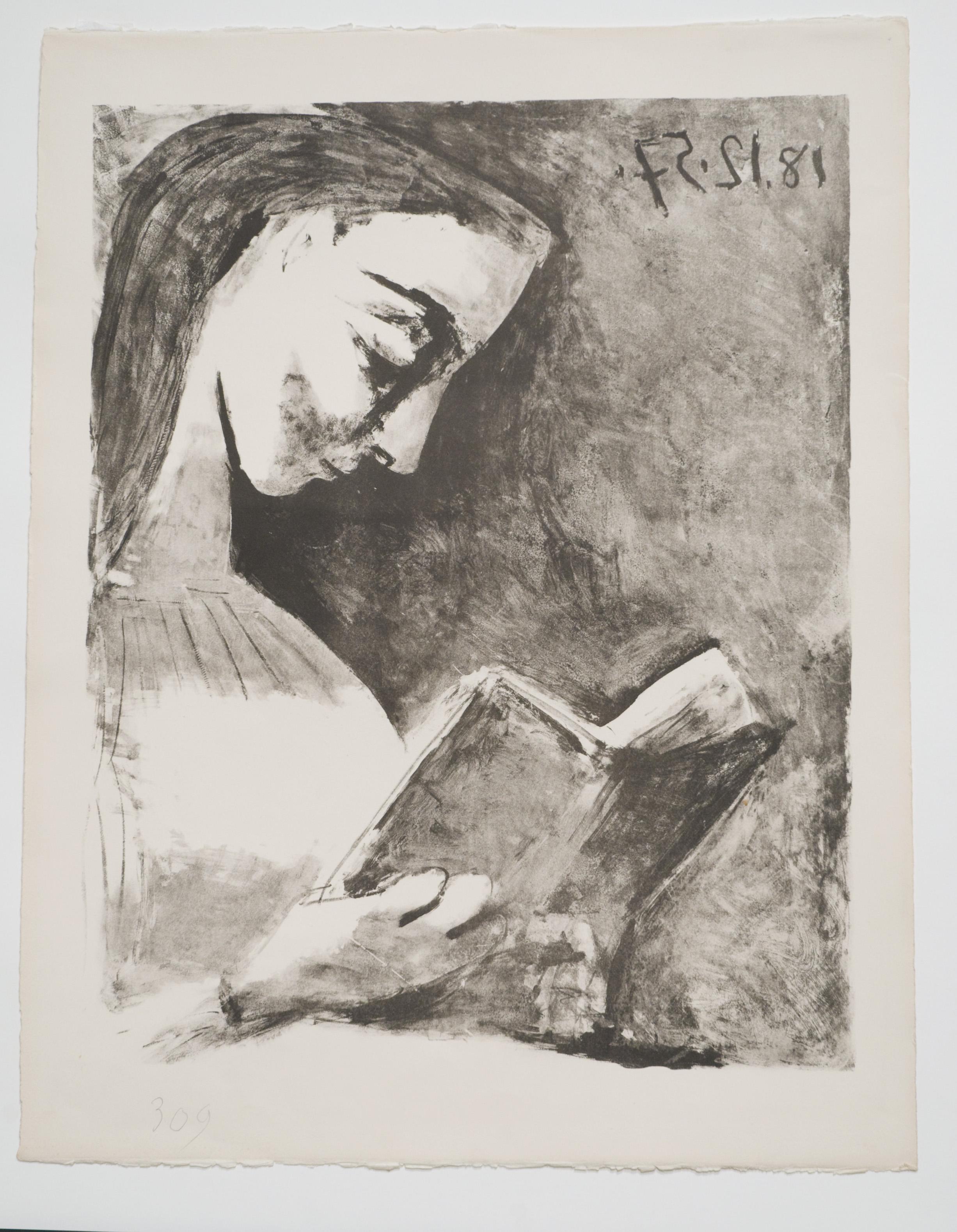 Picasso: Jacqueline lisant 
