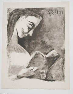 Picasso: Jacqueline lisant