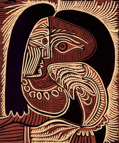 Picasso, Jacqueline au collier, Éditions Cercle d'Art (d'après)