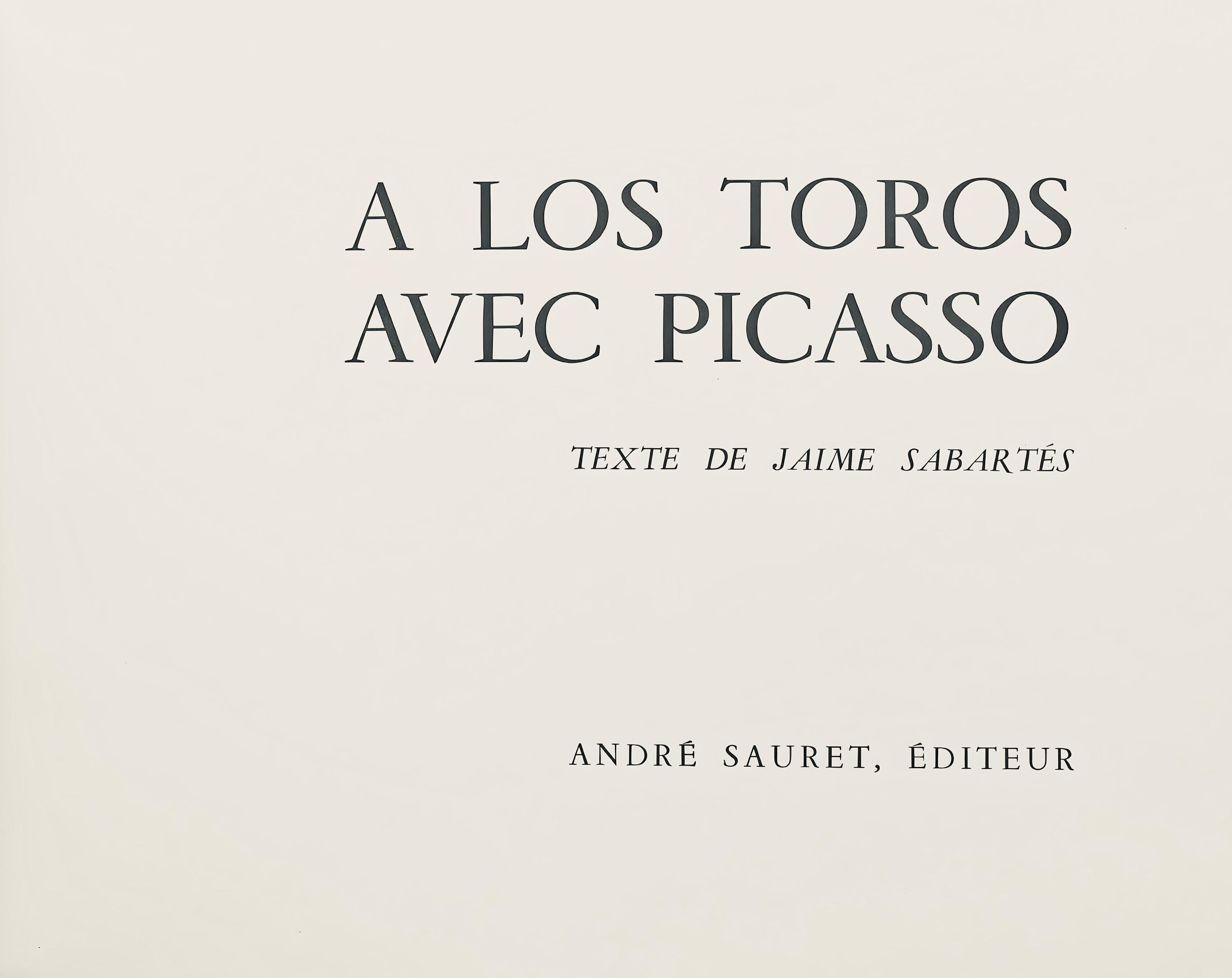Lithographie auf Velinpapier. Unsigniert und nicht nummeriert, wie ausgegeben. Guter Zustand. Anmerkungen: Aus dem Band, A Los Toros Avec Picasso, 1961. Herausgegeben von André Sauret, éditeur, Paris; gedruckt von Mourlot Frères, Paris, September
