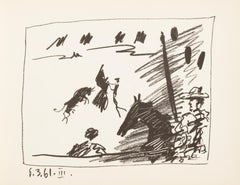 Picasso, Jeu de la cape (B. 1014-47; C. 113), A Los Toros Avec Picasso (dopo)